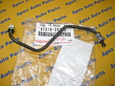 Toyota 4Runner Left Drivers Front Brake Line Tube Metal OEM 1996-2002