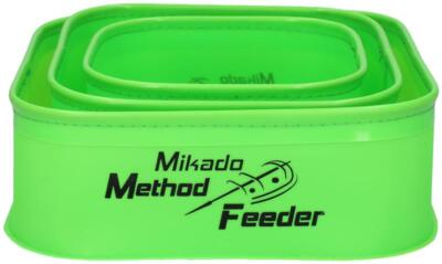 Mikado Method Feeder 007 Boxen Set grün 26x26x8cm 22x22x8cm 18x18x8cm Organizer