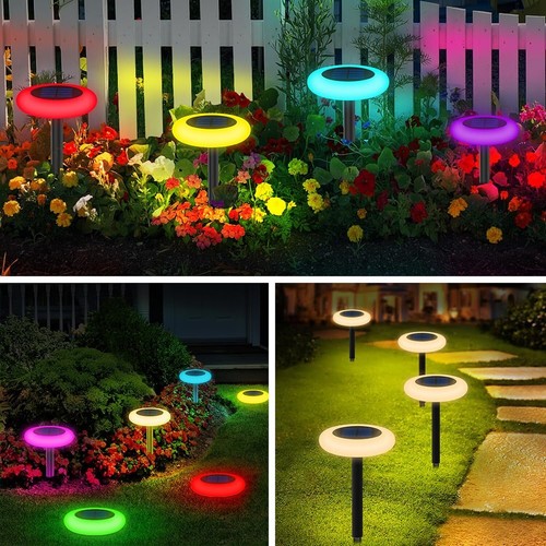 Colorful Solar Colorful Solar Lights Outdoor, Color Changing Solar Lights wit... - Picture 6 of 9