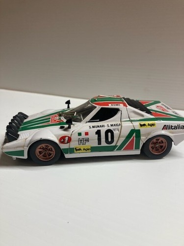BURAGO 1:24 LANCIA STRATOS RALLY WHITE, 0108, EXCELLENT CONDITION. DIE CAST. - Picture 2 of 9