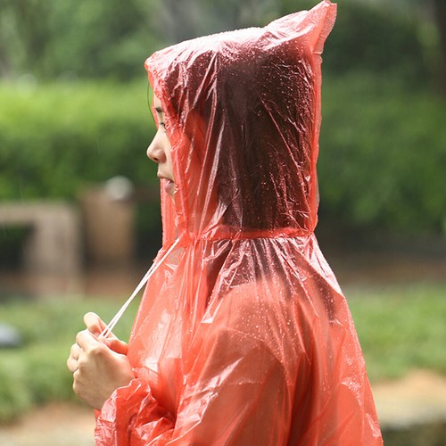 6 Pcs Rain Coat Rain Poncho Thicken Raincoat Hood Adult Raincoat - Picture 6 of 11