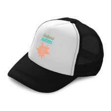Kids Trucker Hat Kindness Matters Never Give up Polyester Boys Caps  Girls Caps