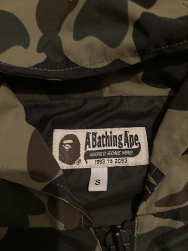 BAPE 1st Camo Green WGM Shark Hooded Jacket BRAND NEW CONDITION RARE - Picture 4 of 9