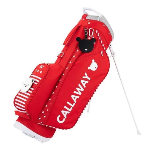 Callaway Golf Ladies Bear Carry Stand Bag Women's SS 23JM 9.5x46" Lightweight RD - Picture 2 of 6