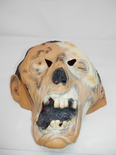 Máscara de látex Paper Magic Group ZOMBIE • Calavera cadáver podrida de Halloween para adultos - Imagen 7 de 11