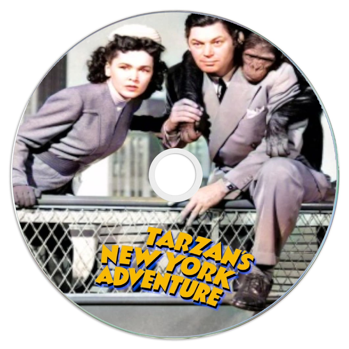 Tarzan's New York Adventure (1942) Public Domain Film Supplied On DVD