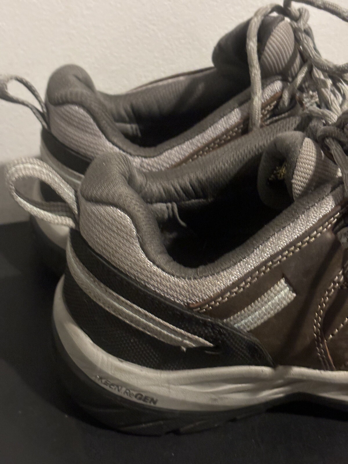 Scarpa da lavoro escursionismo donna Keen Flint II taglia 7 5 M punta acciaio marrone