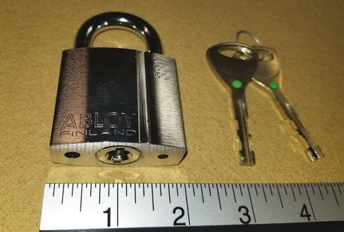 Abloy PL330 Pl 330 model padlock with 2 working keys - New - Picture 2 of 12