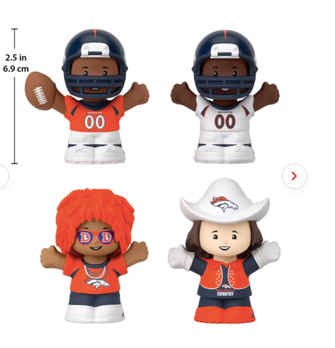Little People Collector Denver Broncos Special Edition Set, 4 Figures - Picture 3 of 7