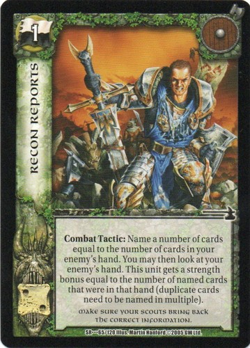 WARCRY SWORDS OF RETRIBUTION 2005 Individual Trading Cards - Foto 61 di 231