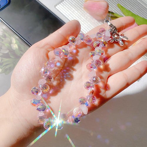 Fashion Glitter Phone Lanyard High-end Luxury Exquisite Hand Beaded Wrist Chain - Zdjęcie 25 z 34