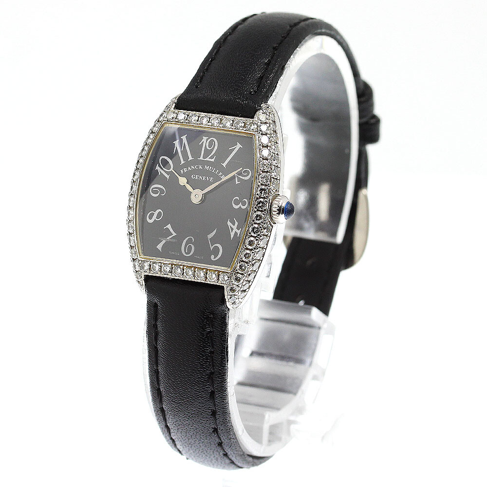 FRANCK MULLER 2251QZD Tonneau Curvex Ladies Watch From Japan FRANCK MULLER 2251QZD Tonneau Curvex Ladies Watch From Japan