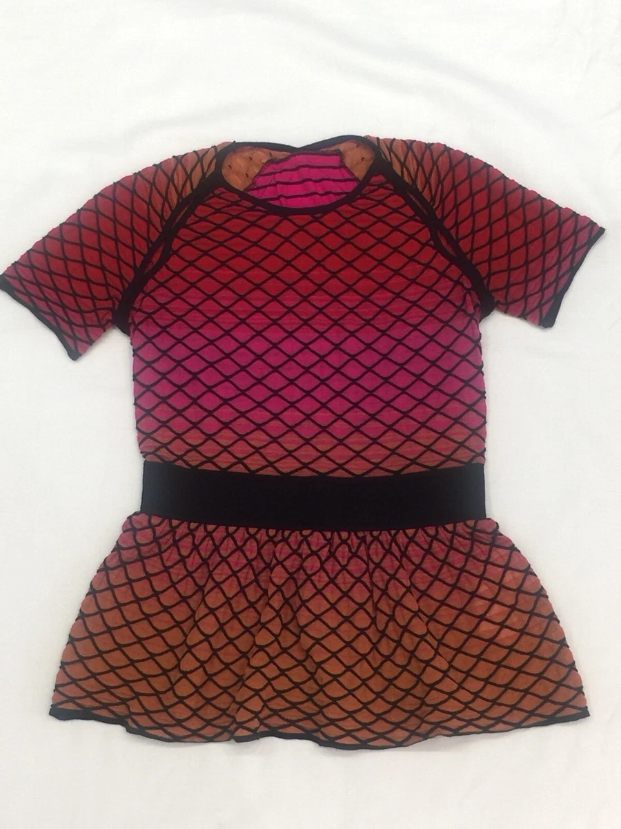 M MISSONI Ladies Colourful Diamond Pattern Knitted TOP Sweater T