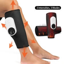 Leg Massager Heat Vibrating Air Compression for  Muscles Pain Relief Cordless