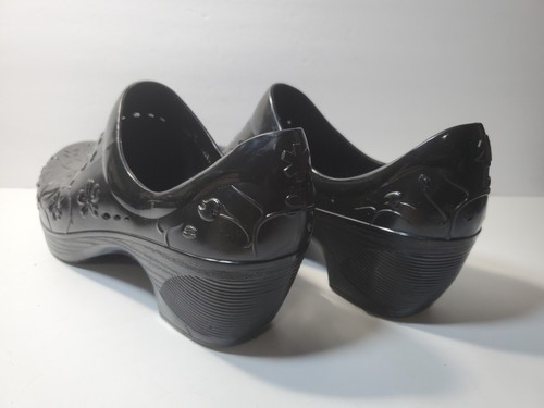 Dansko Pixie Embossed Floral Rubber EVA Professional Mule Clog - Size EU 41 - Picture 4 of 9
