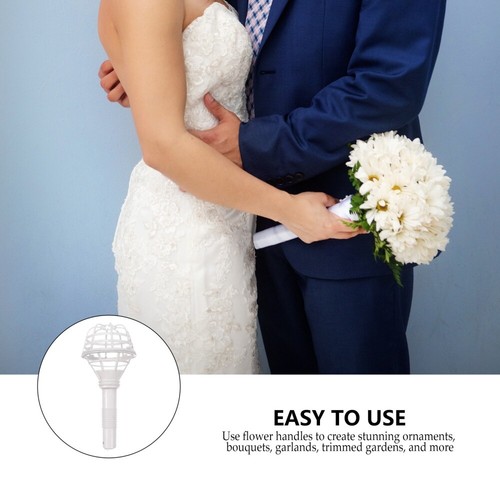 10 Piezas Receptáculo Vacío Madre Dama de honor Suministros Nupciales Soporte Floral Boda - Imagen 7 de 12