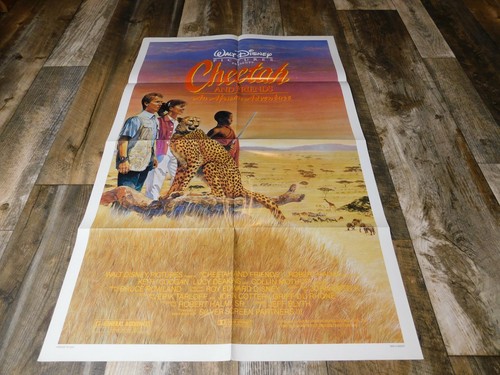 Disney Cheetah And Friends One Sheet Original Movie Poster 1989