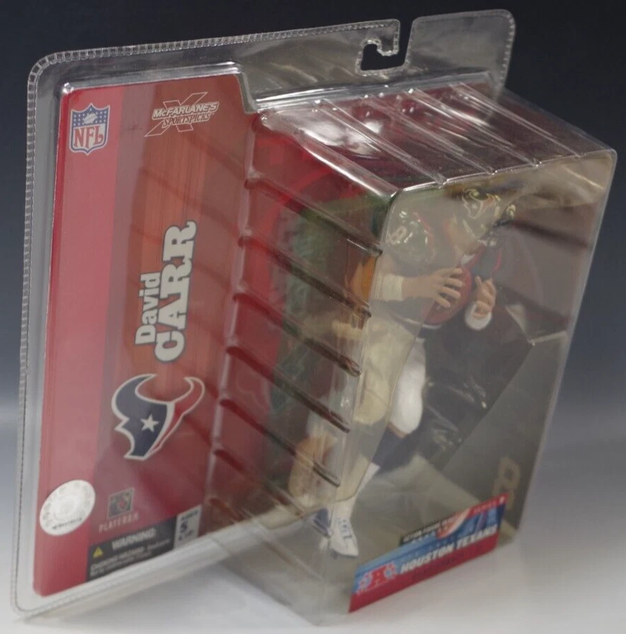 McFARLANE DAVID CARR HOUSTON TEXANS FIGURINE SERIES 7 FOOTBALL MIB BLACK JERSEY - Image 4 of 4