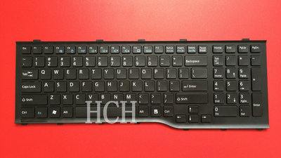 New For Fujitsu Lifebook AH532 A532 N532 NH532 Series US Keyboard Black