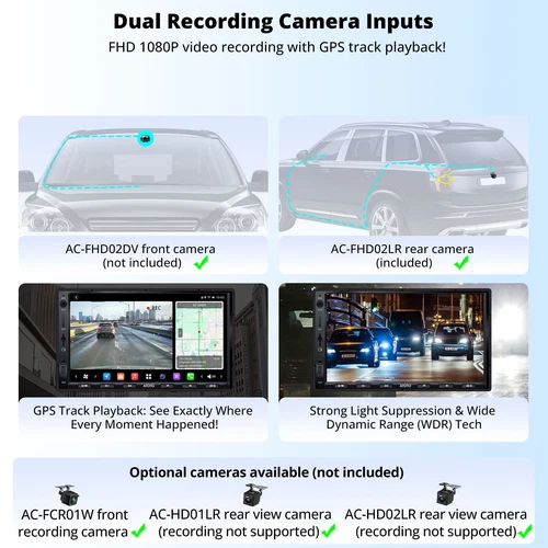 ATOTO X10 7" 2Din Android 13 Autoradio ChatGPT AI con Telecamera posteriore - Foto 5 di 8
