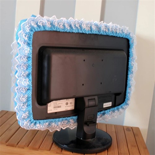 Case Monitor Screen Dust Cover Computer Frame Cover Lace Computer Cover - Picture 9 of 13