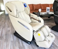 Osaki OS-Pro Maxim Zero Gravity Massage Recliner Chair SL-Track Warm Heat Cream