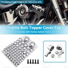 <!--F#f_0-->Chrome Bolt Topper Cover Caps Suitable for Harley Twin Cam Softail 07-13<!--F/-->