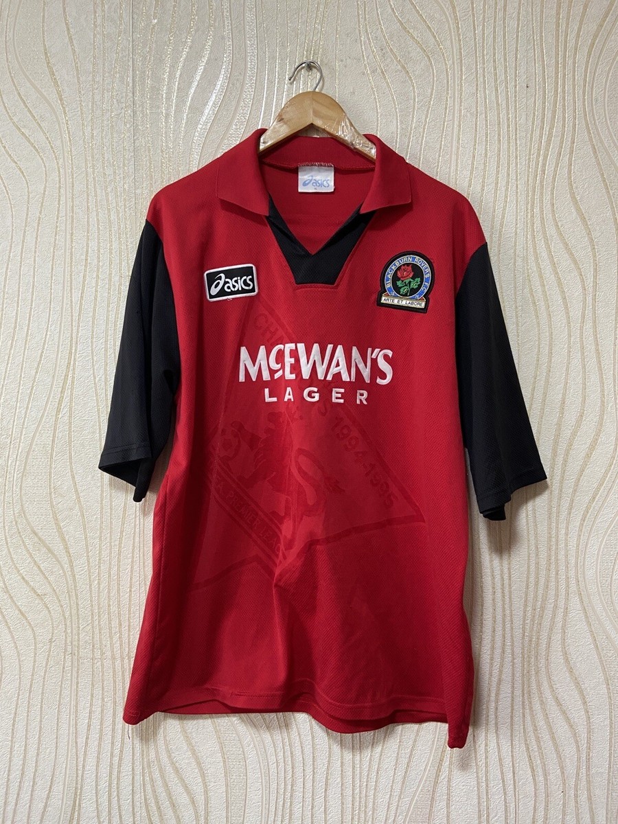 Blackburn Rovers F.C. シャツ 1995 Official 1994-95 BLACKBURN ROVERS 1995 CHAMPIONS SHIRT