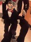 Grandin Road Ventriloquist with dummy no box Retired Halloween Animatronic — photo 6