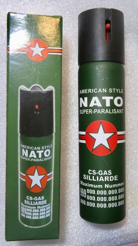 New, American Style Nato Super Paralisant Maximum Nummer CS-Gas