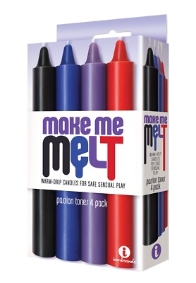 Iconic Brands Make Me Melt Candles - Passion Tones 4 Pack