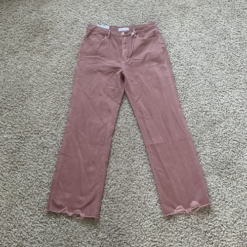 Vervet Blue Womens Sz. 30 Leslie 90's Vintage Flare High Rise Jeans Color: Rust - 第 2/6 張圖片