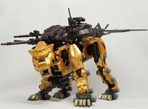 ZOIDS EZ-016 Saber Tiger Gold escala 1:72 plástico de acción completa - Imagen 6 de 6