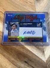 2020 Panini Donruss Sky High Signatures Blue /99 Mitch Haniger #SHS-MH Auto