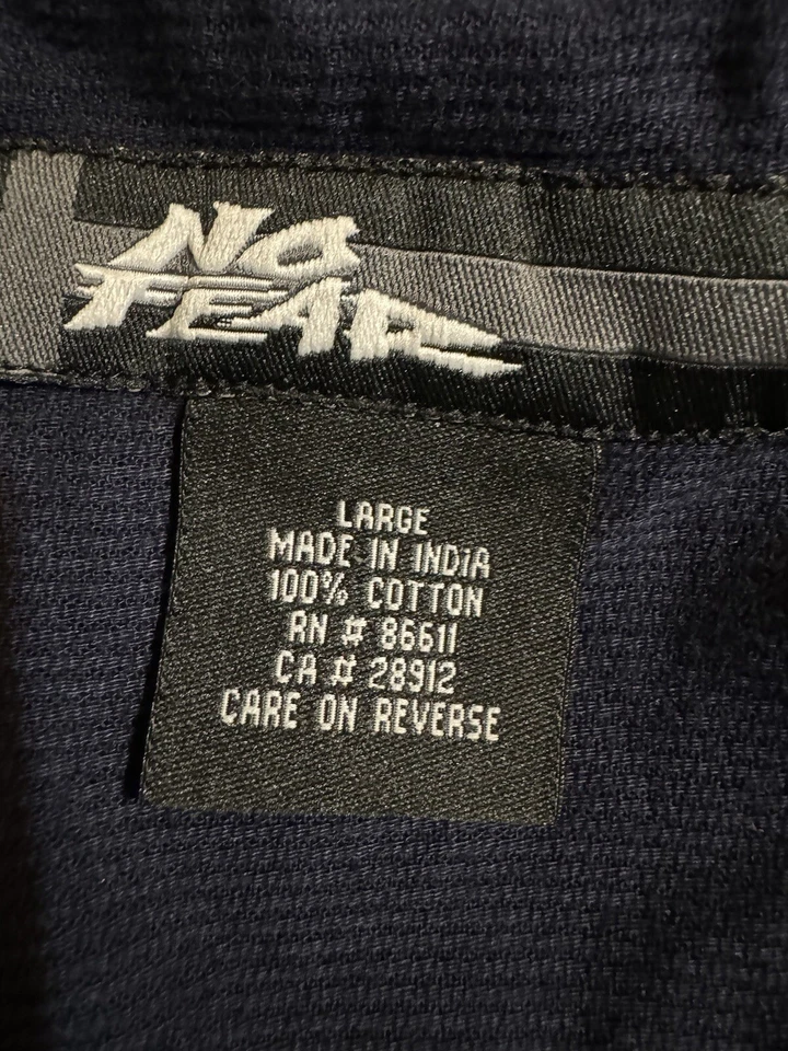 VTG No Fear Short Sleeve Shirt Aztec Tribal 80s 90s Size Large Skater GRUNGE Foto 2 de 4