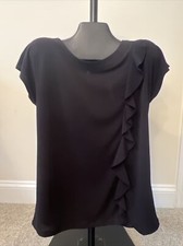 Banana Republic Ruffle Accent Short Sleeve top - Size M