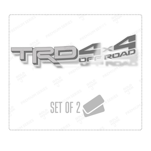 2X GOLD HOOK TRD 4x4 Off Road Decals Stickers for Toyota Tundra 2022 2023 - Bild 15 von 26