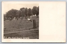Cows on the Farm Mount Hermon Massachusetts MA c1908 Real Photo RPPC