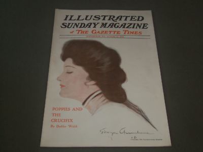 1908 AUGUST 30 ILLUSTRATED SUNDAY MAGAZINE - GREAT COVER & ADS - SP 9476