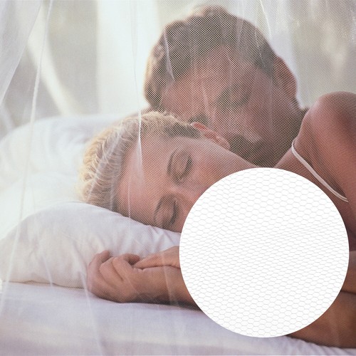 White Camping Mosquito Net -mosquito Mesh Tent Net C3L4 - Picture 7 of 11