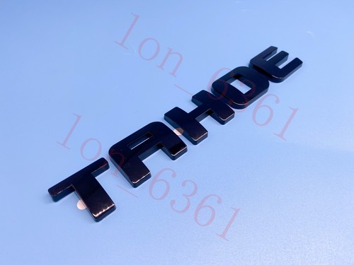 Gloss Black Overlay EMBLEM Fit TAHOE Nameplate Letter for GM 07-20 TAHOE LTZ - Picture 4 of 6