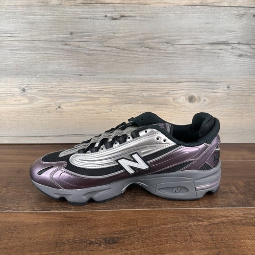 New Balance 1000 Mens Size 9.5 Metallic Silver Dark Ice Wine Black M1000EGY - Picture 7 of 9