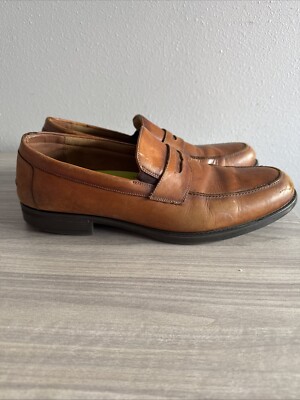 Florsheim Midtown Men's 13D Shoes Brown Leather Slip-On Dress City Office