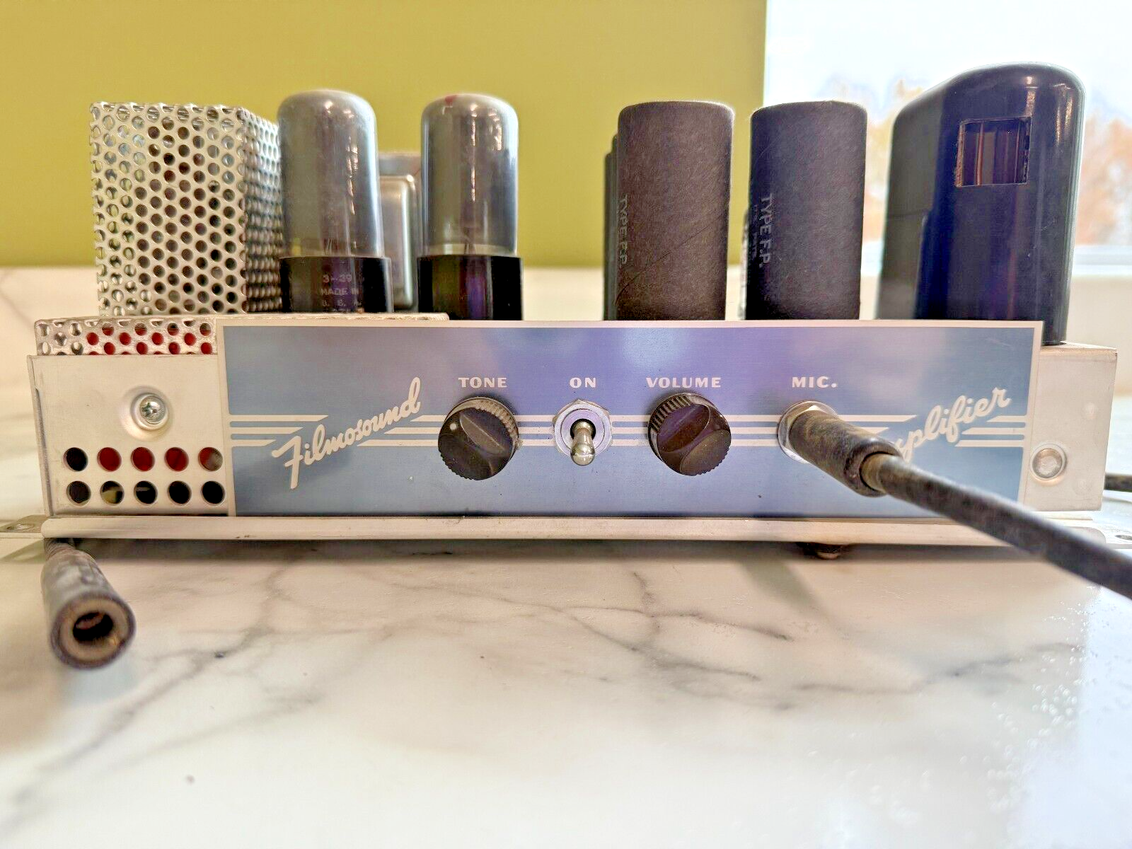 Vintage Bell and Howell Tube Amplifier #07138 from Filmosound Specialist 185?