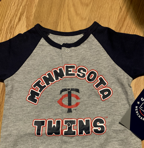 NWT 0 - 3 months Genuine Merchandise MLB Minnesota Twins one piece free ship - Picture 3 of 7