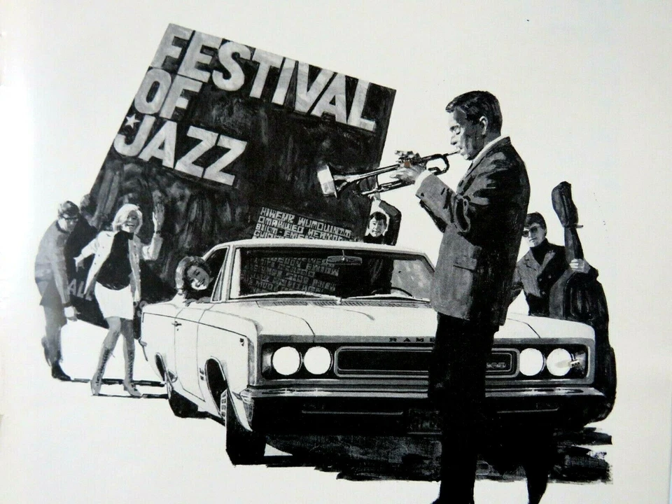 Budd Jazz Festival Rambler Rebel SST 1967 anuncio impreso original vintage 8,5 x 11" Foto 4 de 4