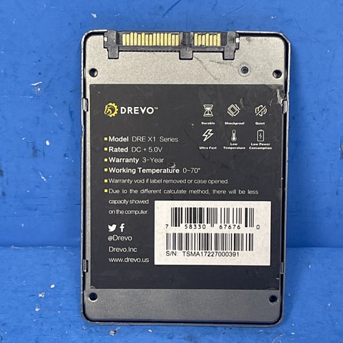 DREVO X1 SSD SATA III 120GB R550MB/sW400MB/s DRE X1 - Picture 2 of 4