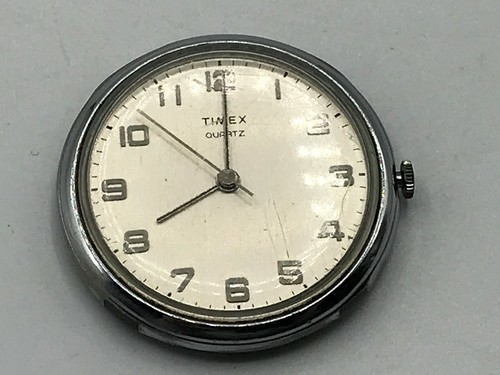 Timex BROKEN Watch Quartz M Cell DOES NOT WORK Parts Repair Incomplete NO BAND - Picture 3 of 9