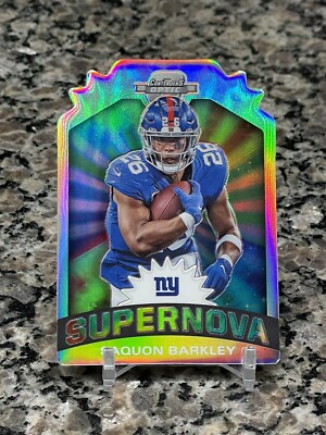 2019 Contenders Optic Supernova Prizm Die Cuts #3 Saquon Barkley CASE HIT EAGLES