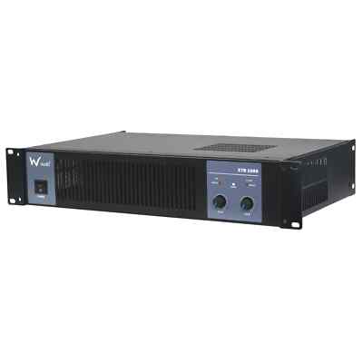 W Audio XTR 1000 2x500W Stereo Endstufe 4-8 Ohm 19'' Rackmontage DJ PA